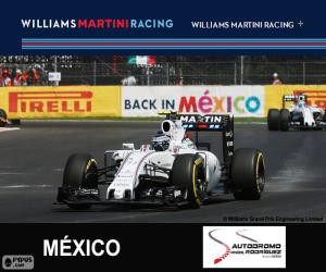 пазл V. Bottas Гран-при Мексики 2015